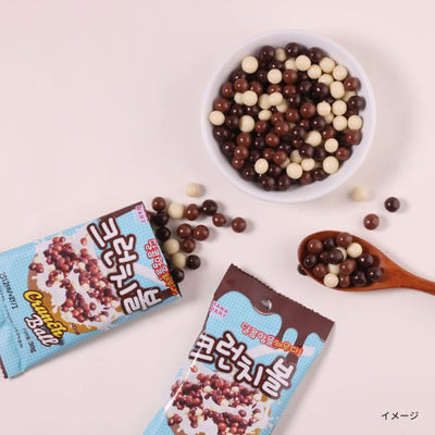 「クランチボール(ダーク・ミルク・ホワイトチョコ 3 種ミックス)」