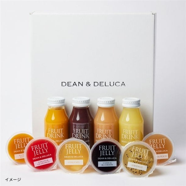 DEAN ＆ DELUCA「フルーツドリンク＆ゼリー2箱とトートバッグのセット」
