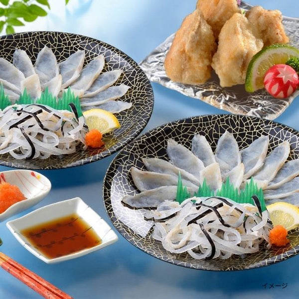 「ふく薄造り・ふく唐揚げ（油調済）セット」