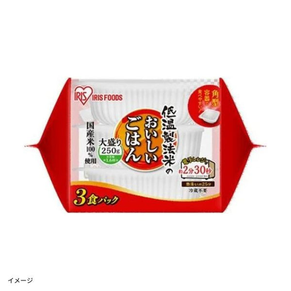 アイリスフーズ「低温製法米のパックごはん 大盛り」250g
