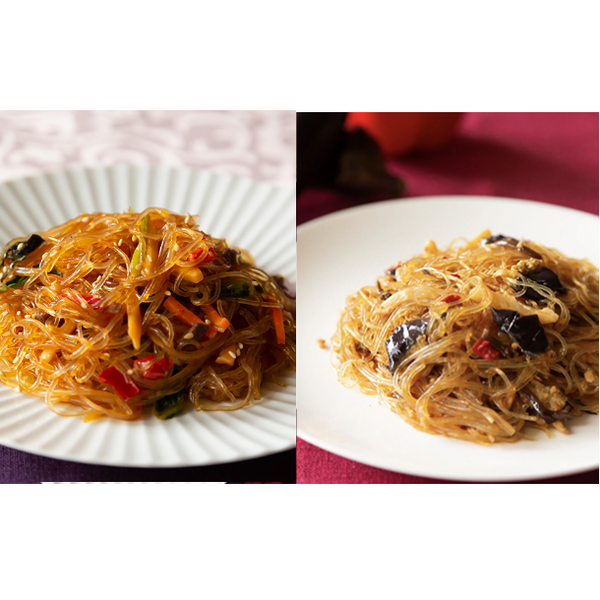 ケンミン食品「美味しい！おかずはるさめ チャプチェ＆麻婆春雨」