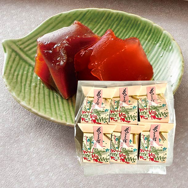「花ことば 一口小豆羊羹 6個入」