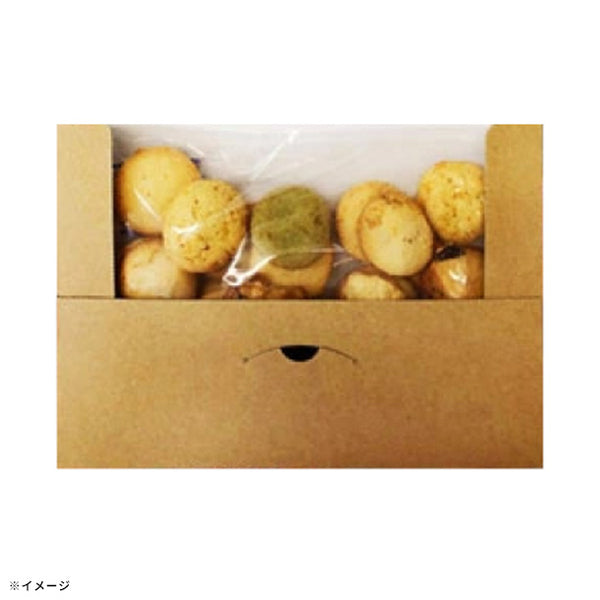 「BOXフラワーとお試しふぞろいクッキー レッド」