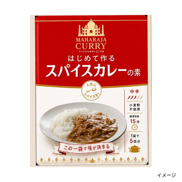 「マハラジャのだいどころ はじめて作るスパイスカレーの素（中辛）」