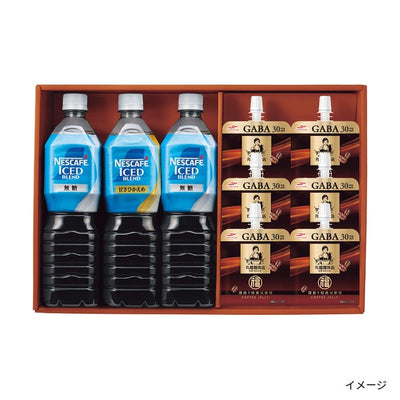 「丸福珈琲店監修コーヒーゼリー＆ネスカフェ ボトルコーヒーセット」