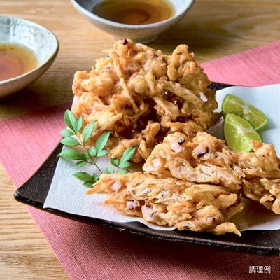 「三陸産の幸が詰まったかき揚げ」
