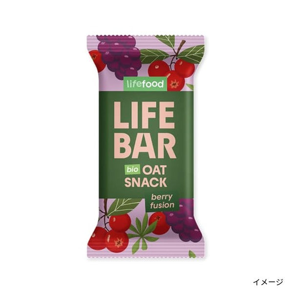 「ライフバー オーツスナック2種（バナナドリーム＆ベリーフュージョン）」