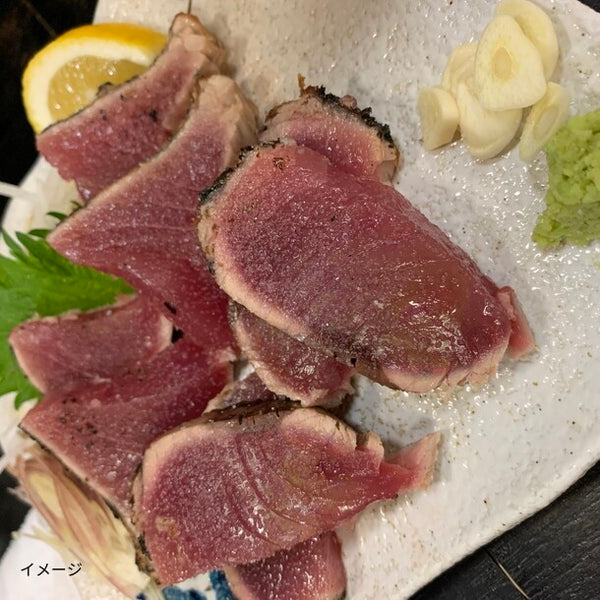 「炭火焼カツオタタキ4節（たれ付き）」