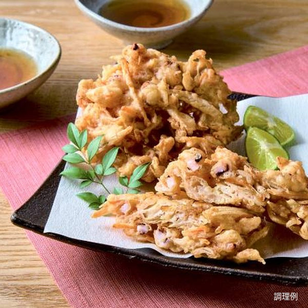 「三陸産の幸が詰まったかき揚げ」