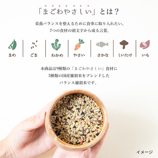 「＆Mel まごわやさしい食材で作った バランス雑穀米」