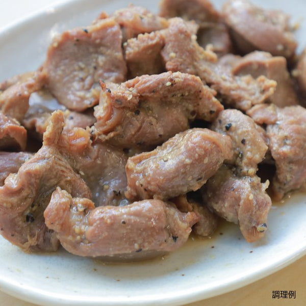 「砂肝の黒胡椒焼き」